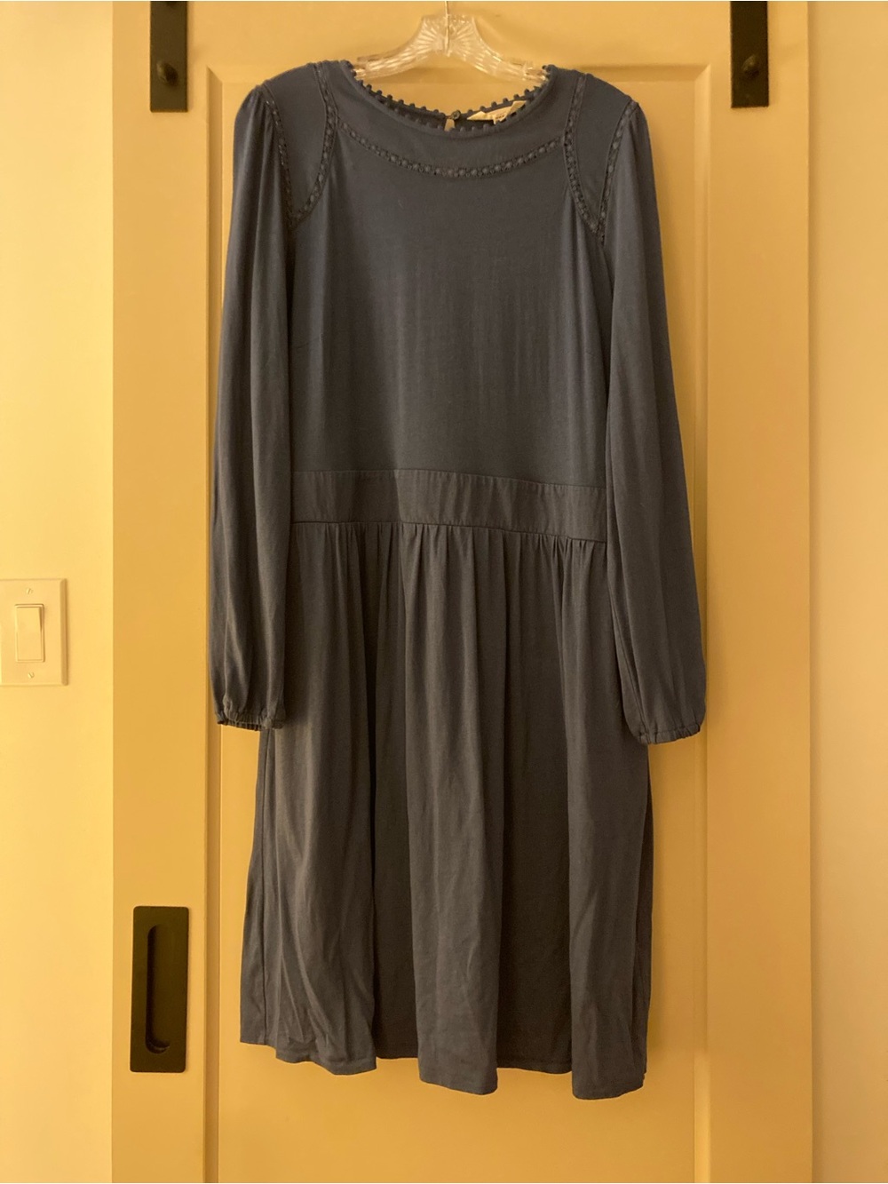 Boden Mila Short Jersey Dress-Denim Blue 20/22